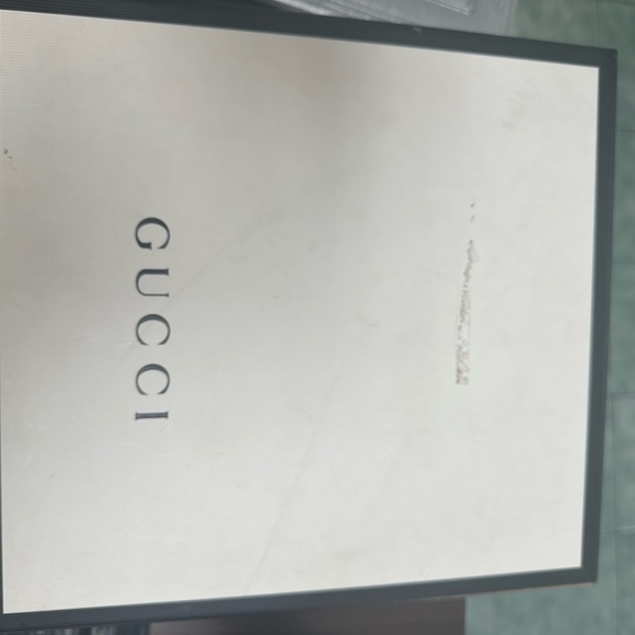 Gucci lilibeth gold crochet pearl GG slide platform espadrille sandal - Picture 6 of 6